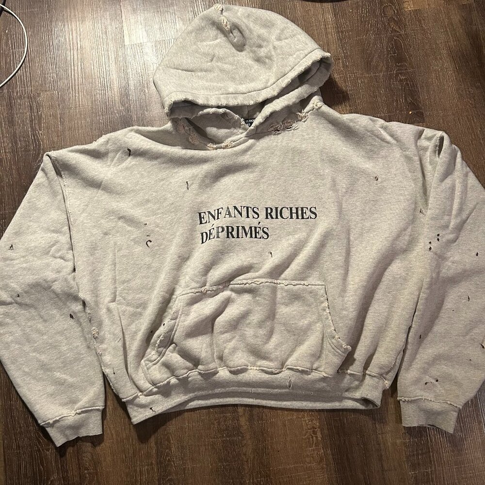 erd distressed hoodie